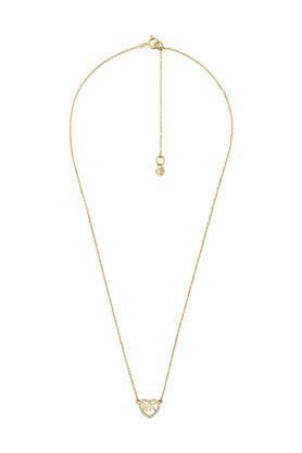 womens hearts gold necklace  - mkc1244an710