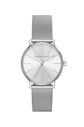 womens lola silver dial stainless steel analogue watch - ax5535