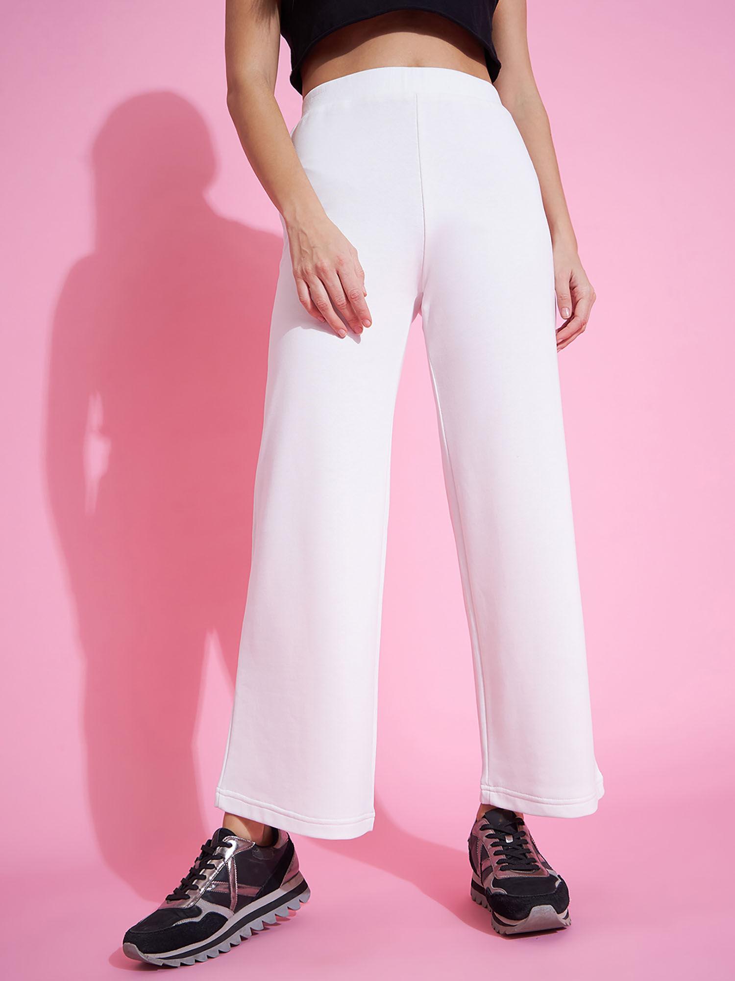 womens off white winterwear pant