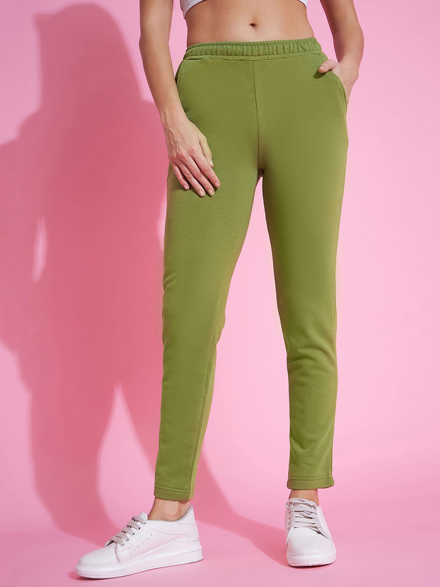 womens olive winterwear pant