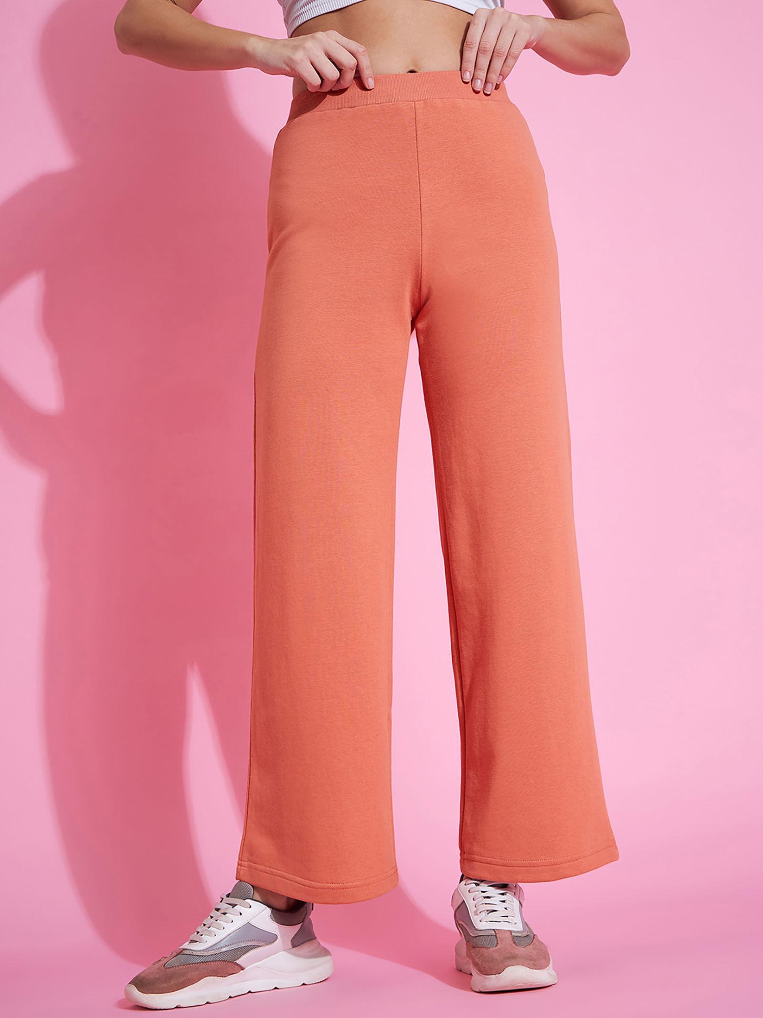 womens orange winterwear pant