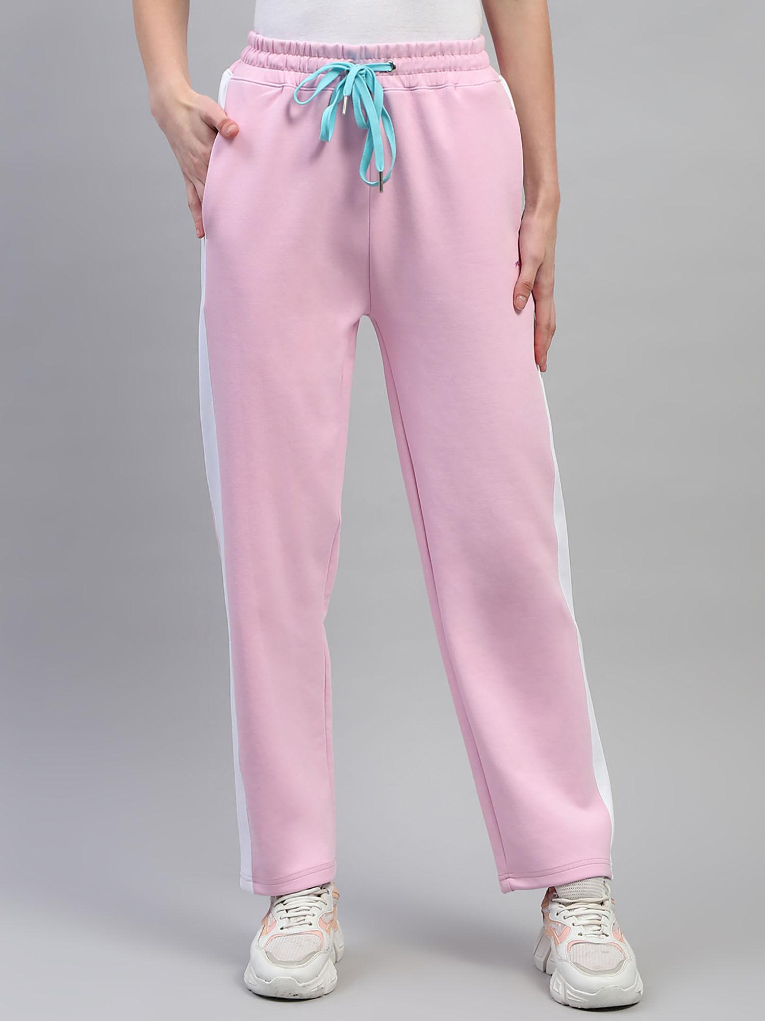 womens peach regular fit lower trousers