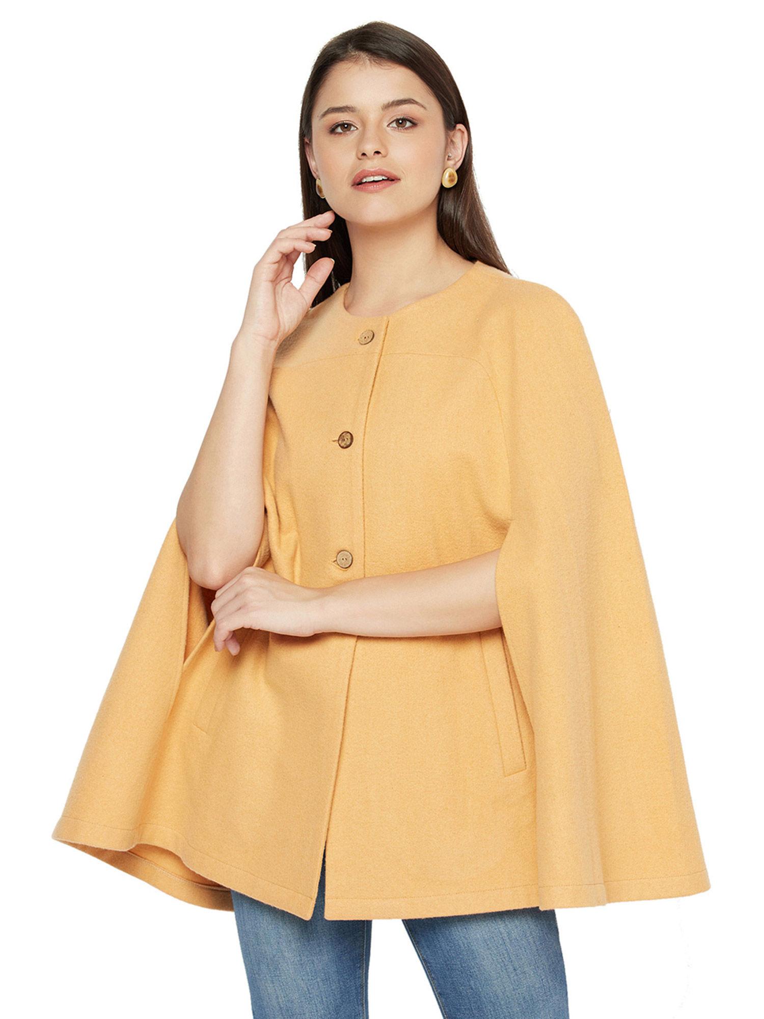 womens peachy wool capes