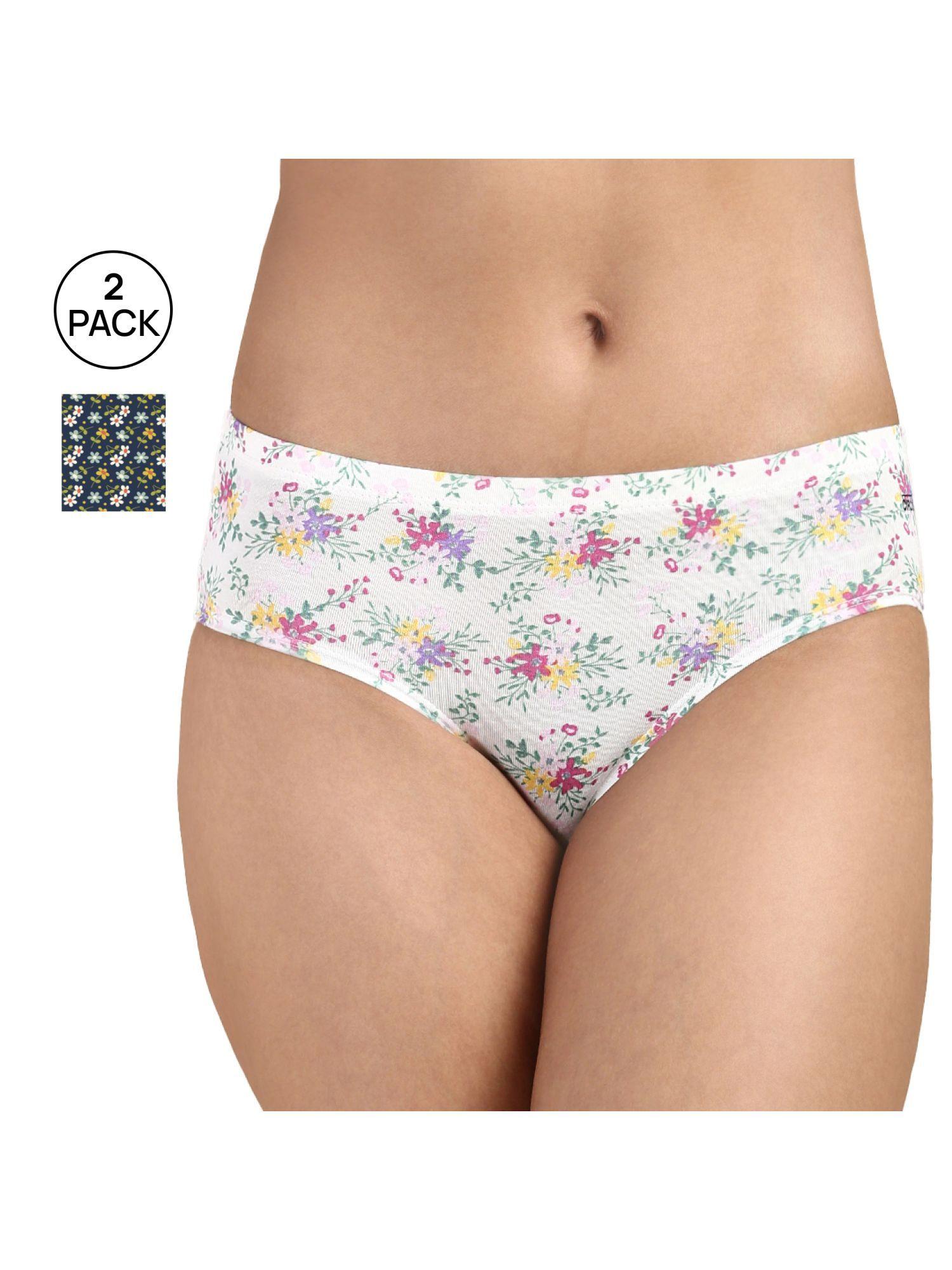 womens printed bare tencel modal micro hipster briefs (pack of 2)