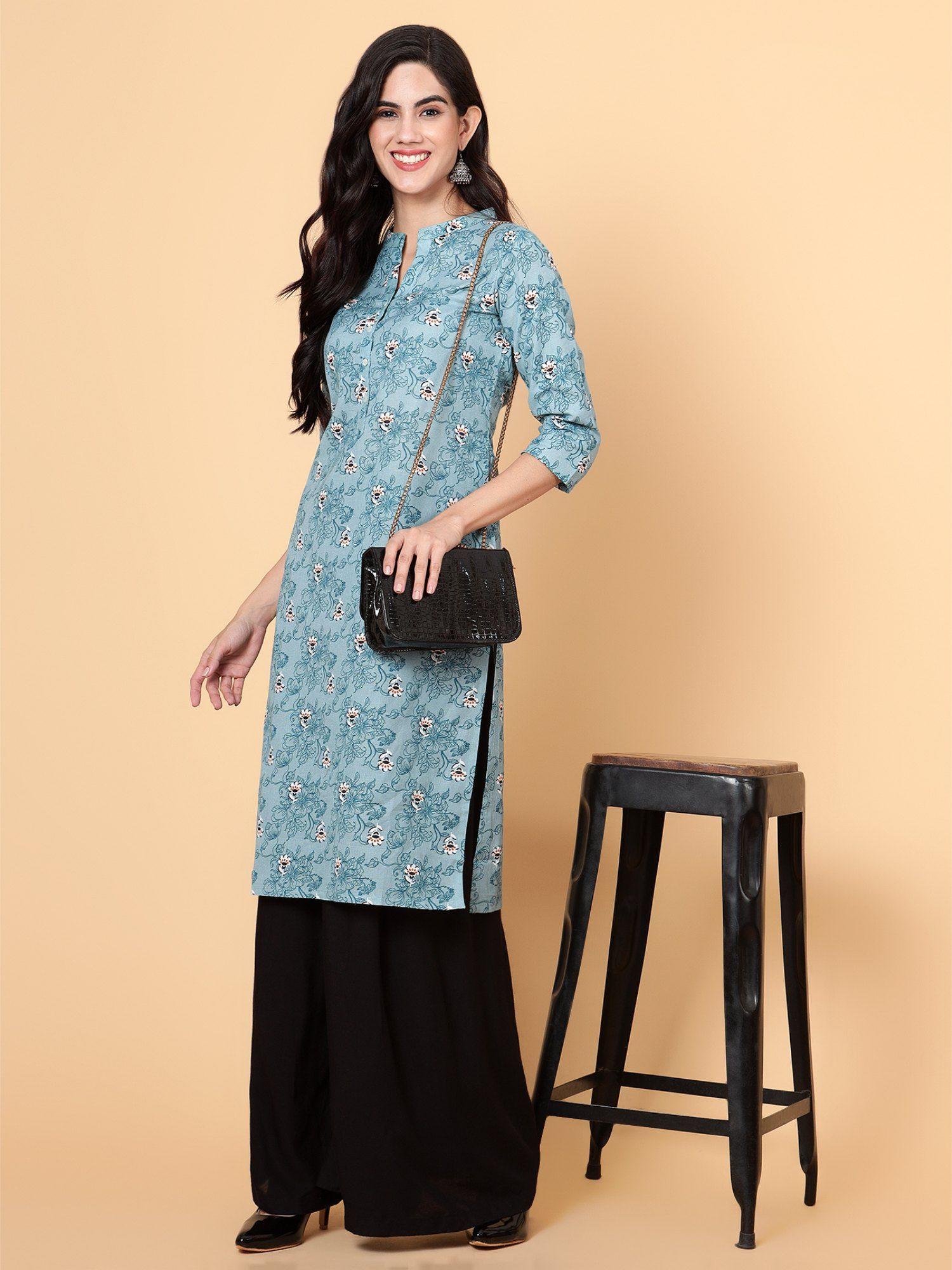 womens printed kurta