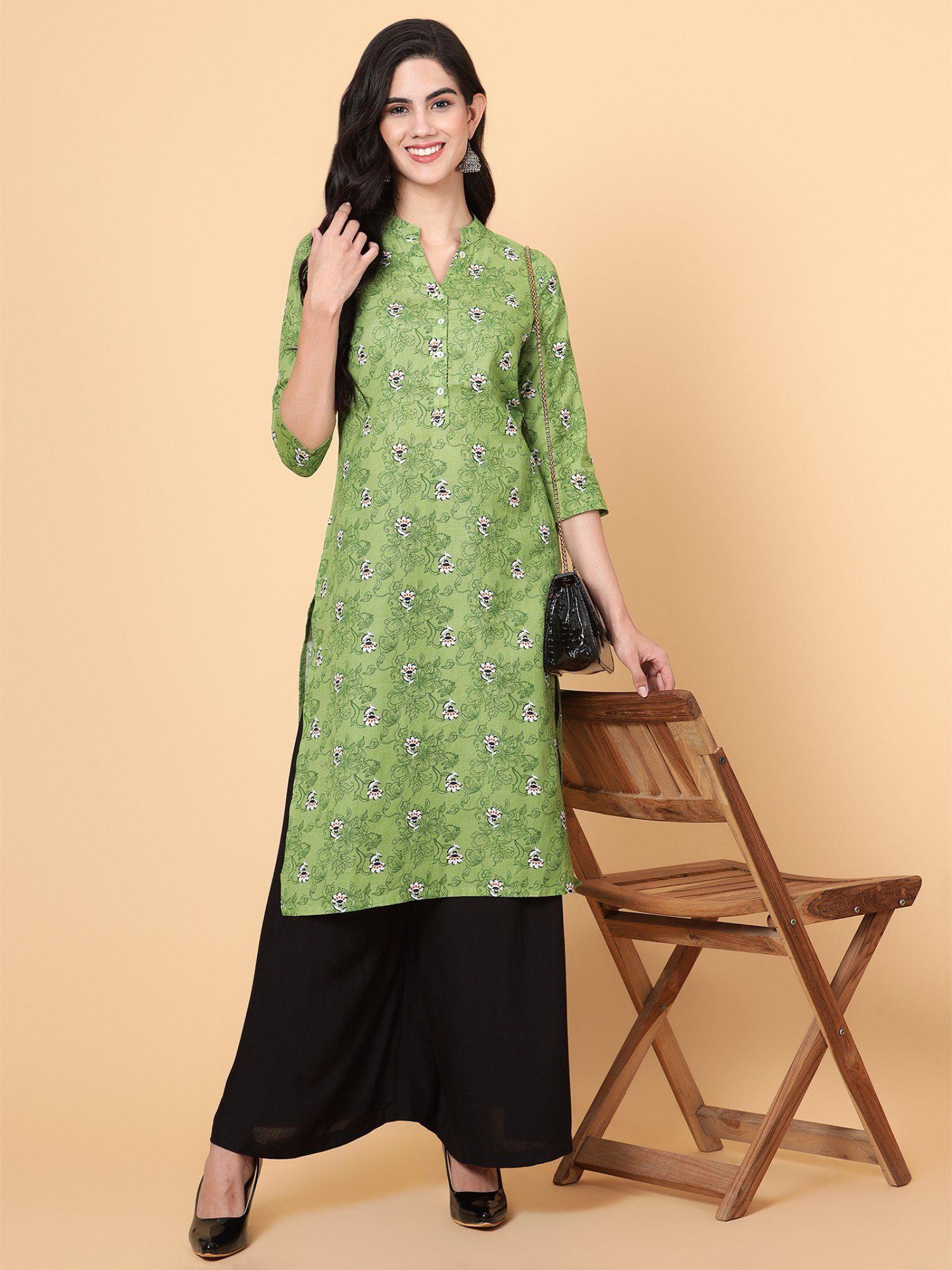 womens printed kurta