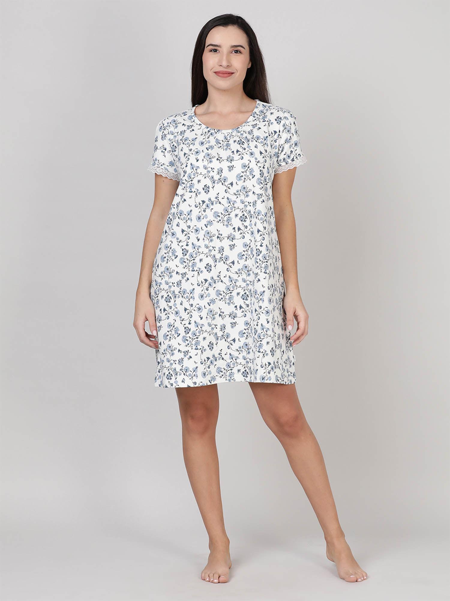 womens printed nightdress