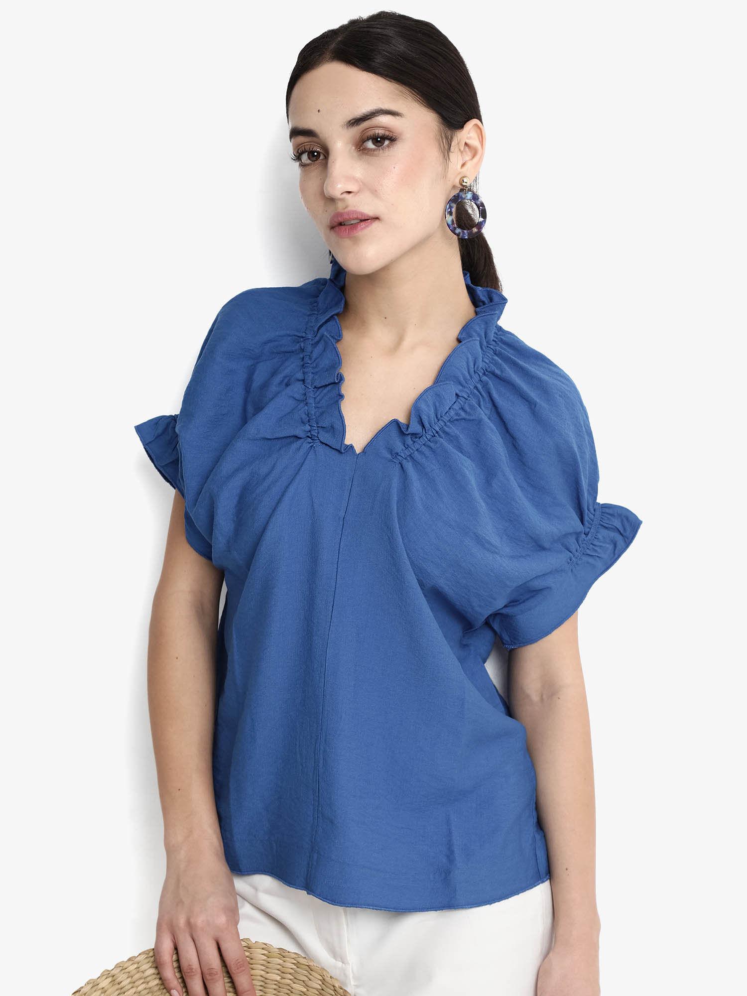 womens regular fit plain top