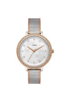 womens silver brass analog watch - twel14703