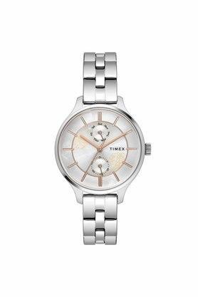 womens silver brass analog watch - twel14800