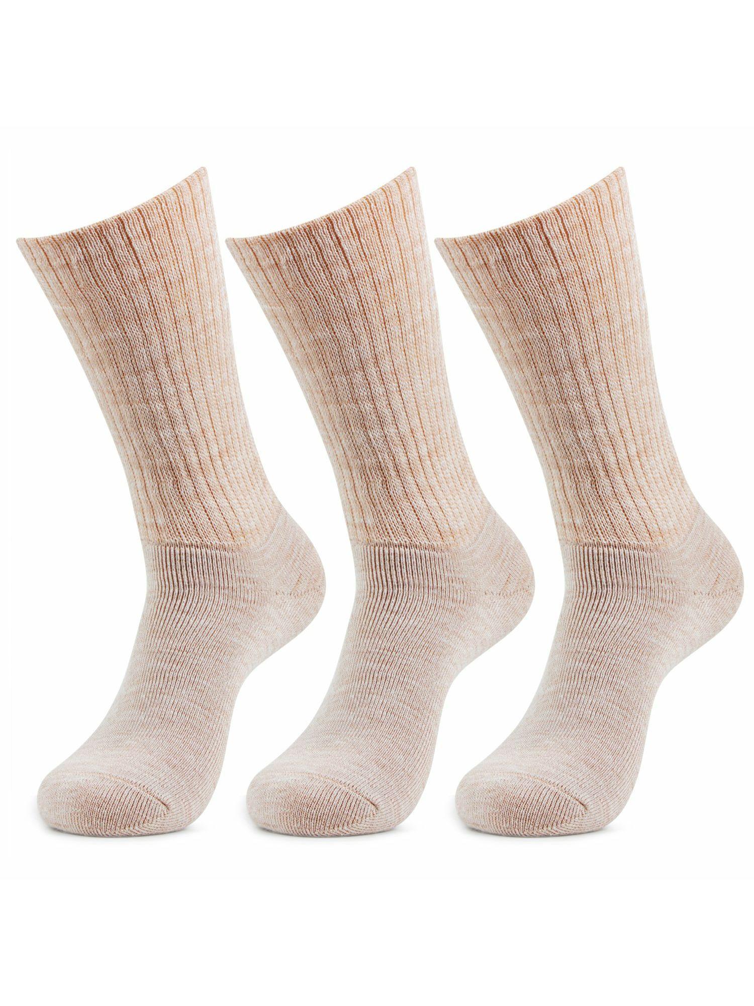womens skin woolen socks -pack of 3