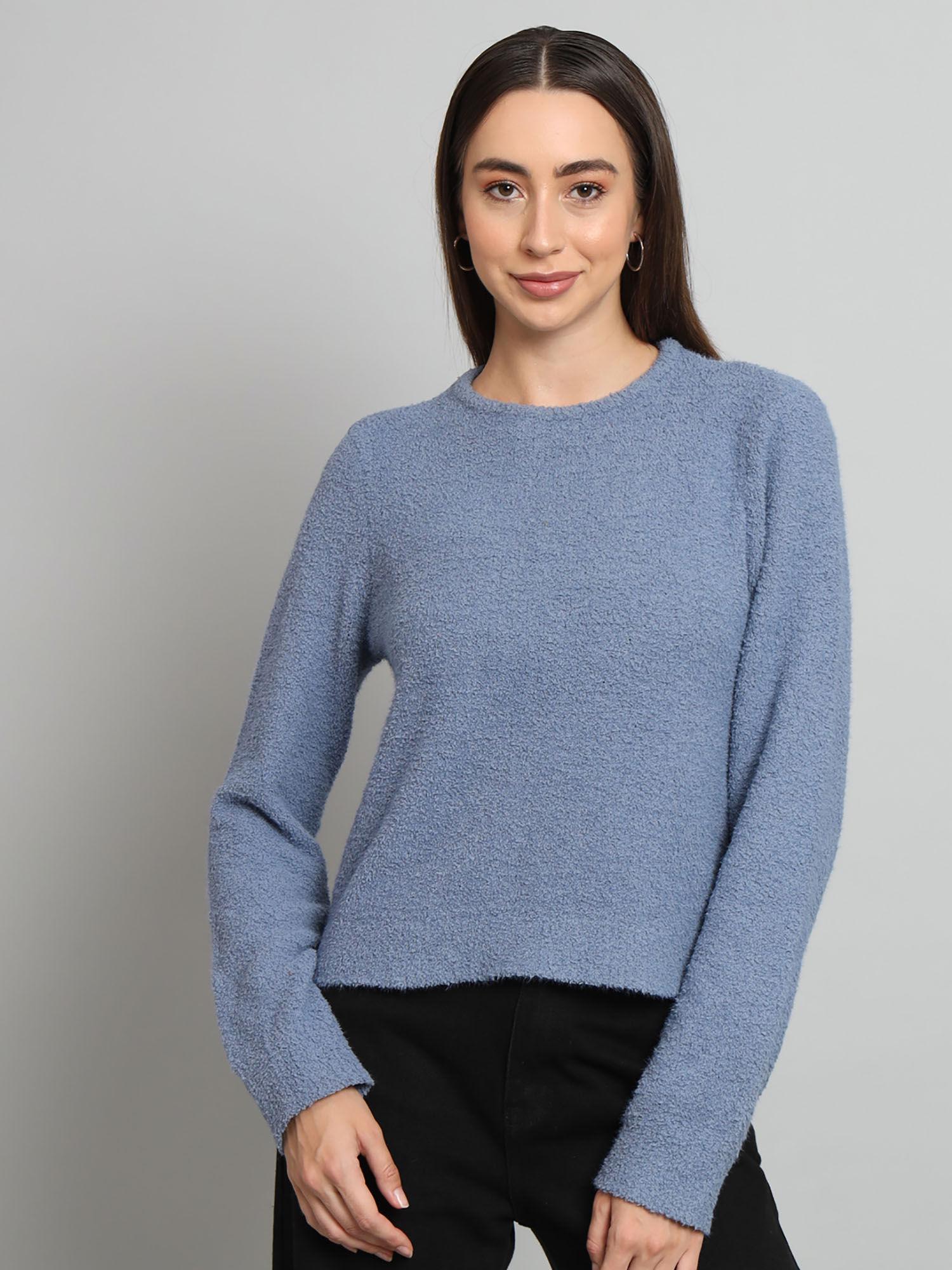 womens solid sweater