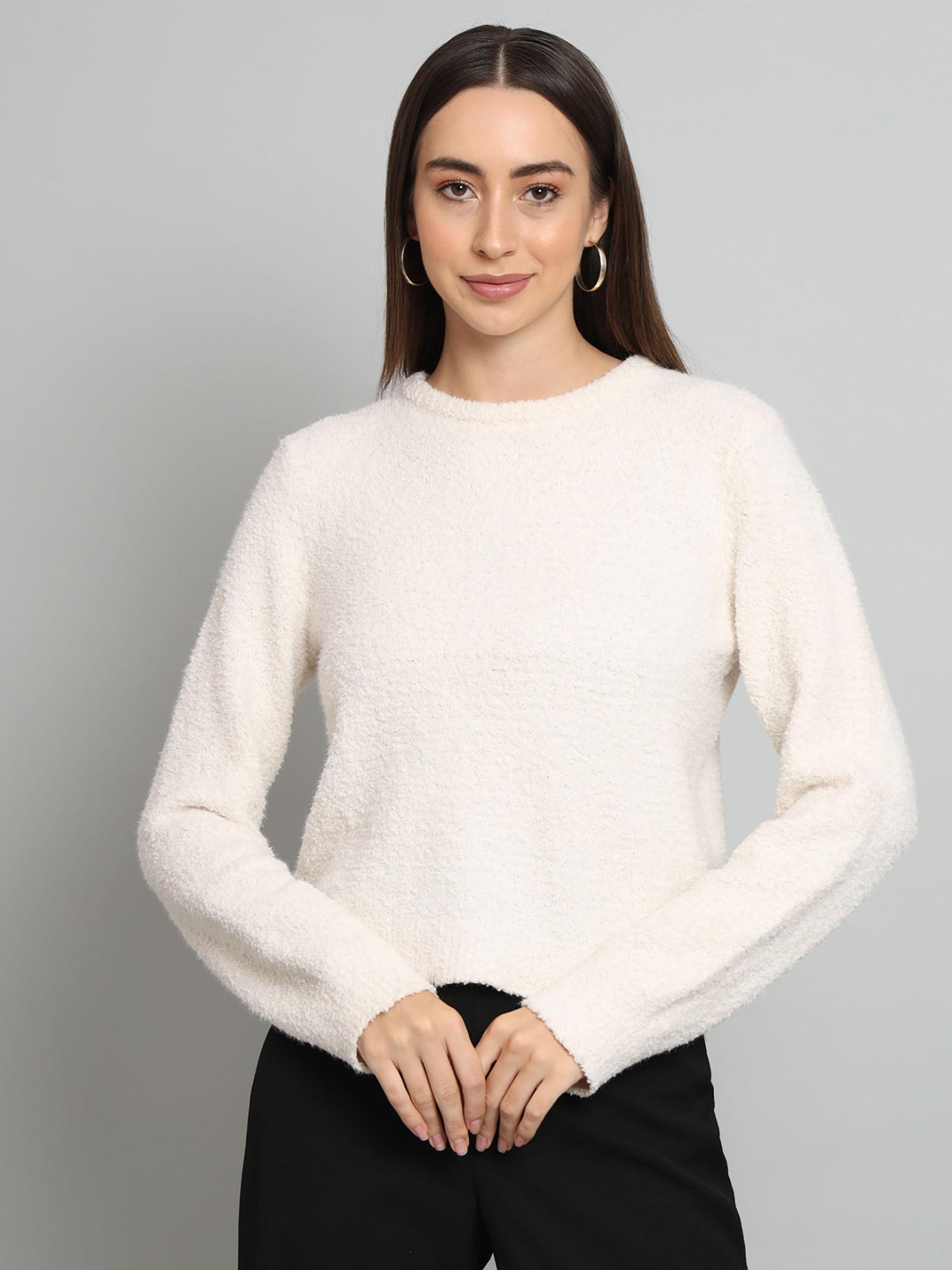 womens solid sweater