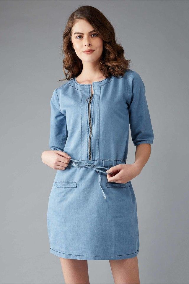 womens soul on fleek denim dress