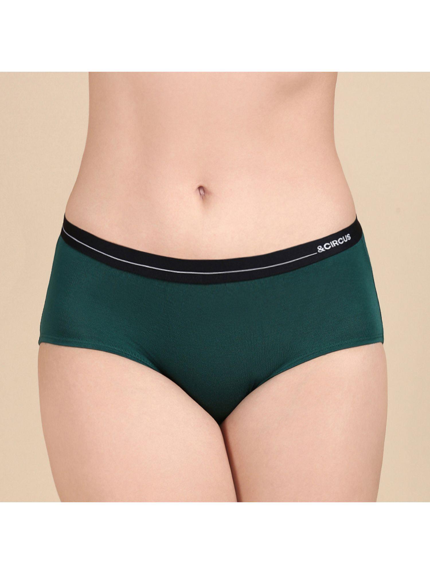 womens tencel modal micro hipster briefs - green