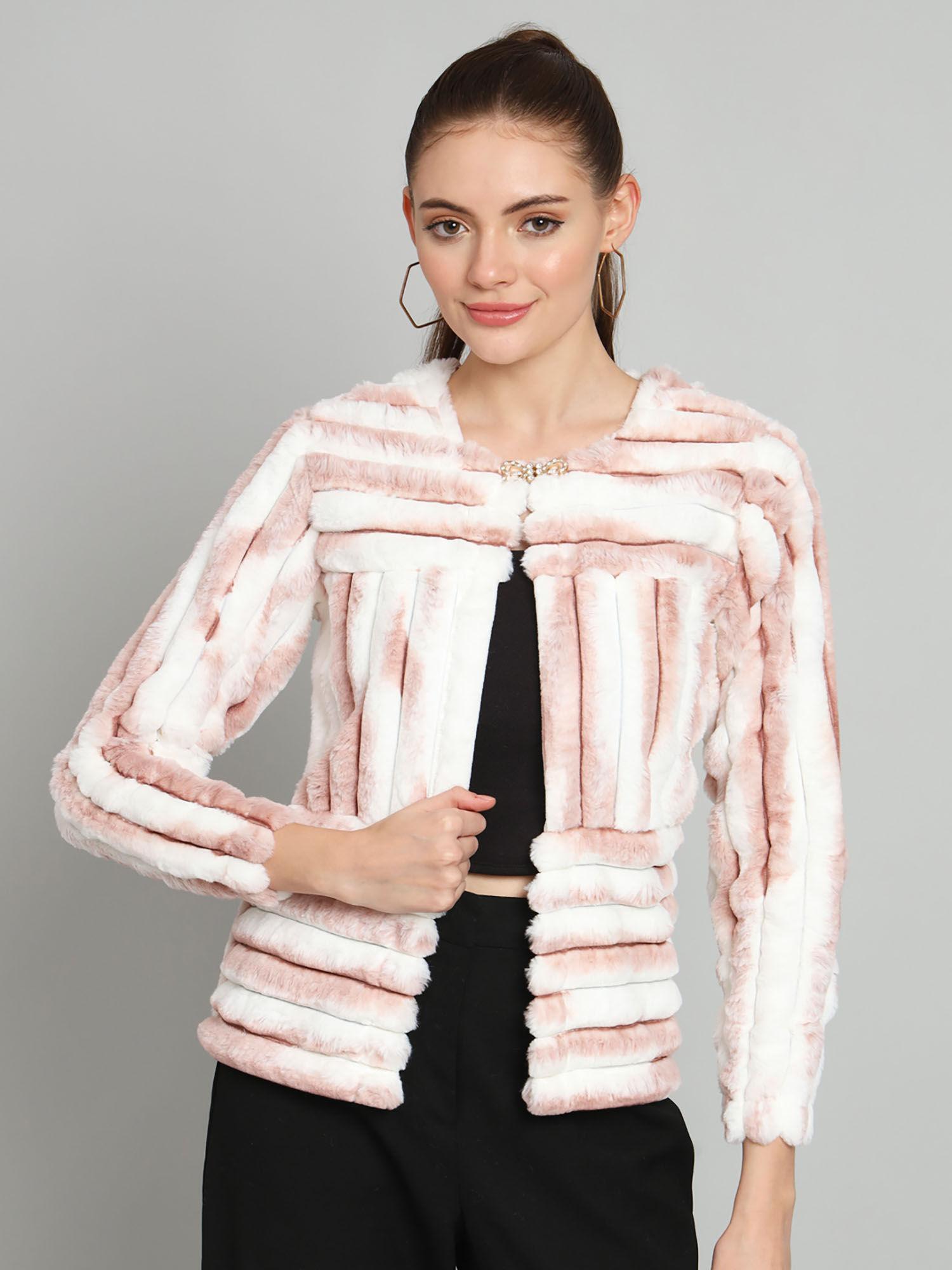 womens tie & die woollen cardigan