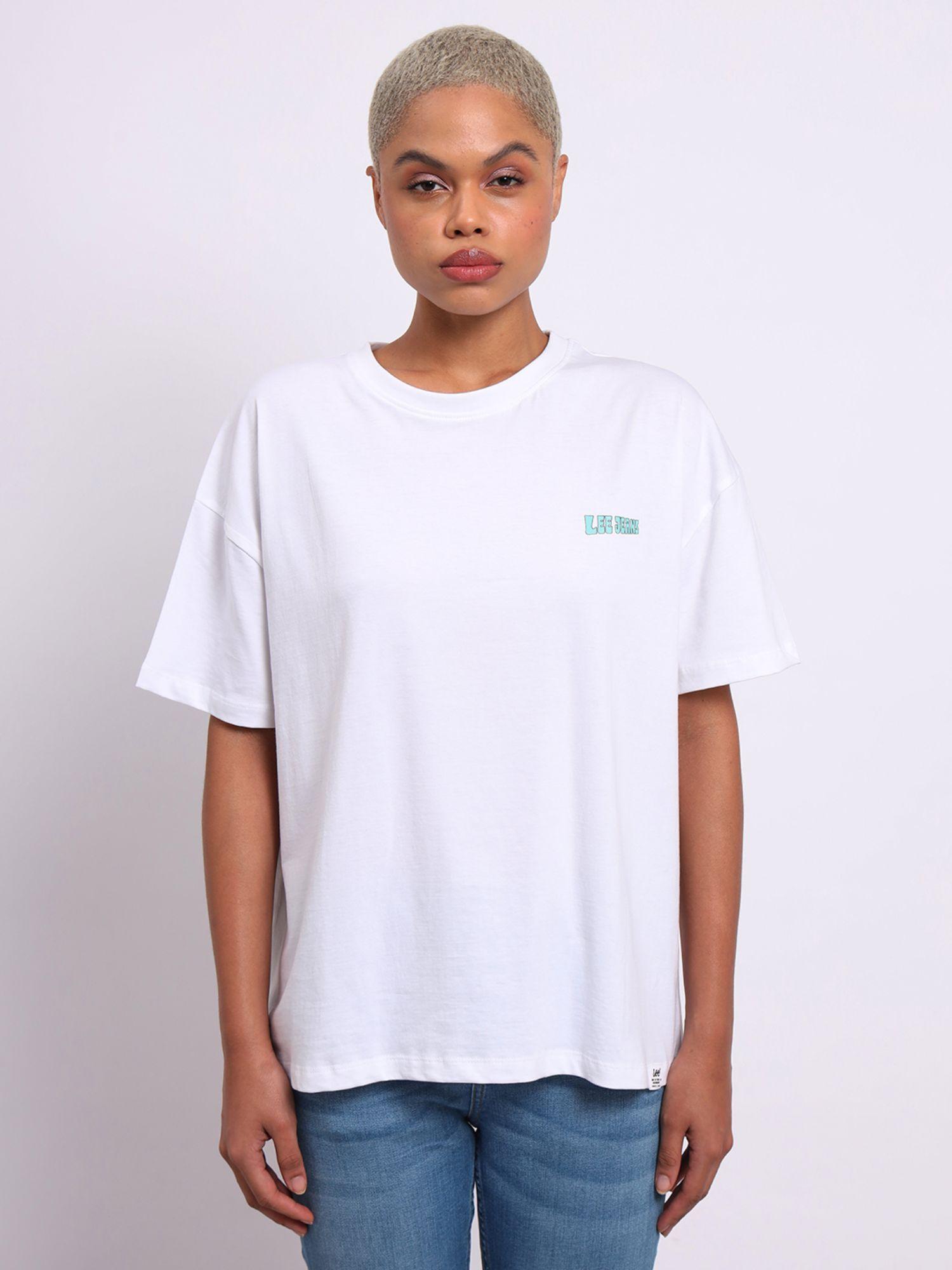 womens white t-shirt