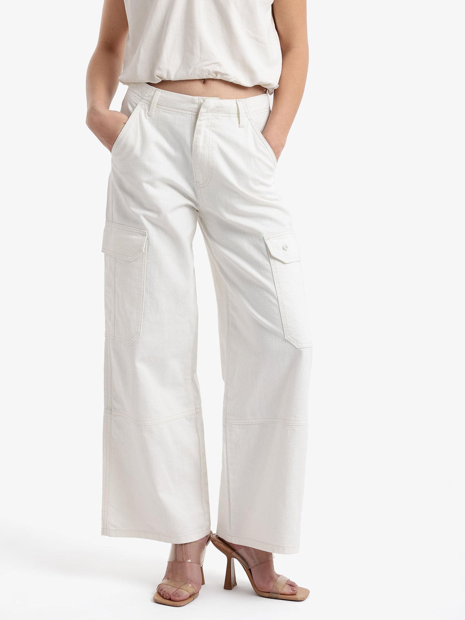 womens wide straight length trouser