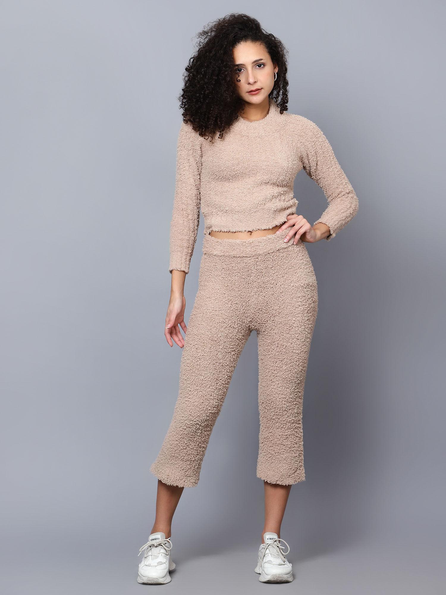 womens woollen co-ord (set of 2)