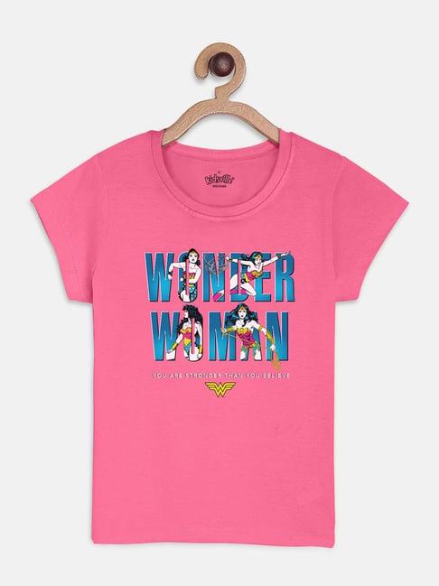 wonder women 84 printed tshirt for kids girls