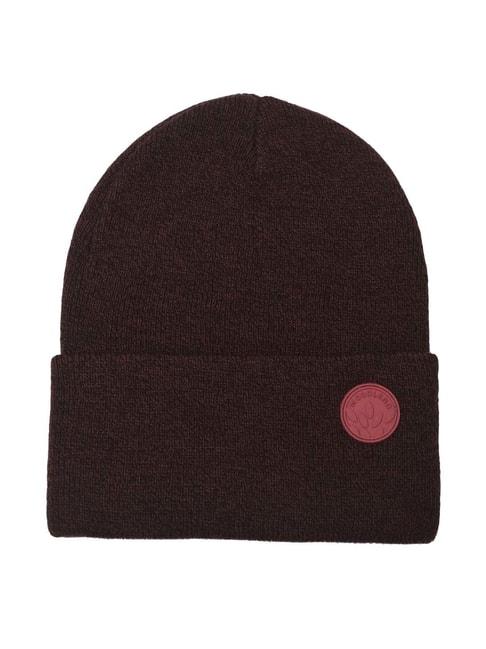 woodland-brown-solid-beanies