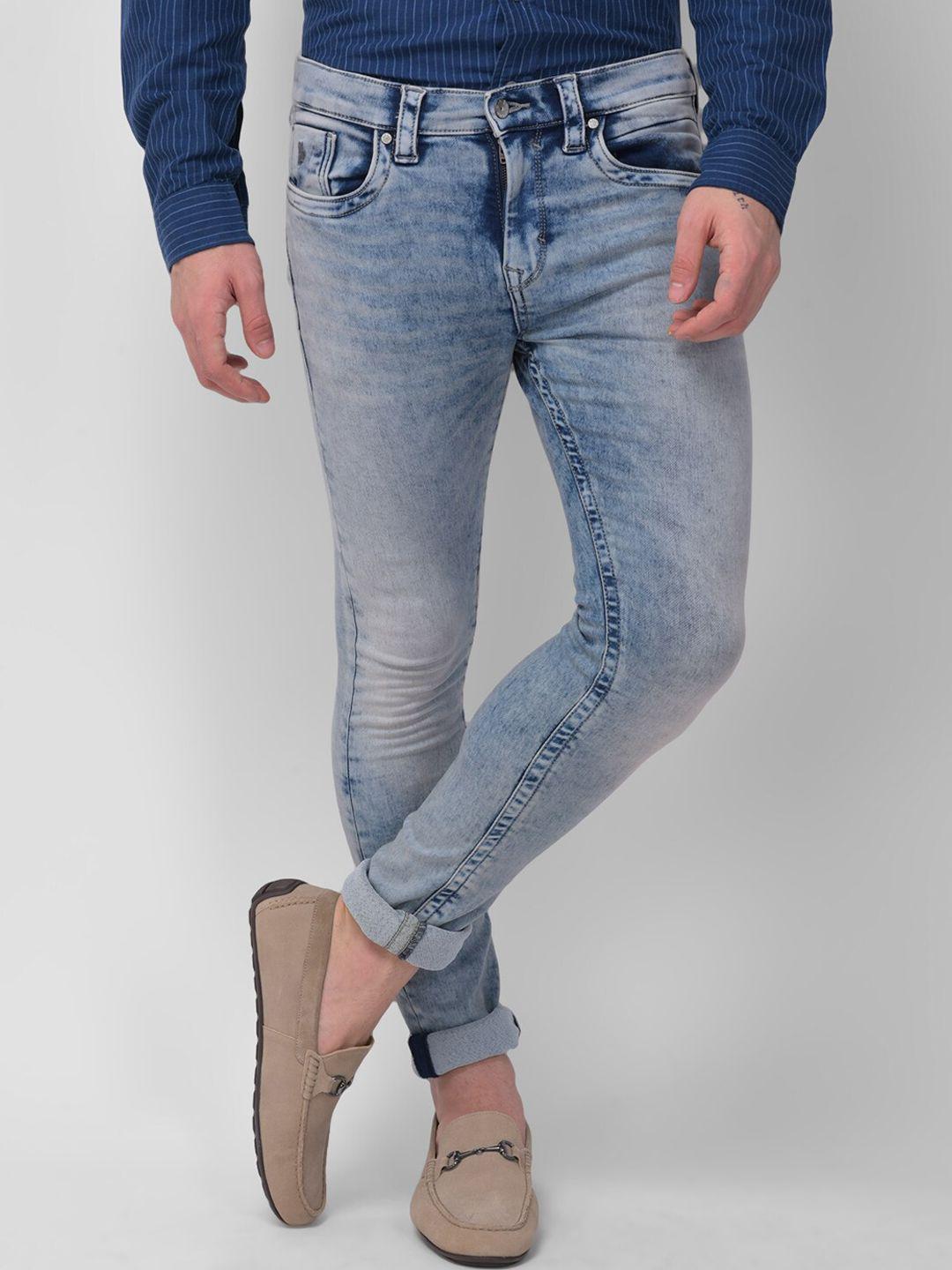 woodland-men-blue-slim-fit-heavy-fade-stretchable-jeans