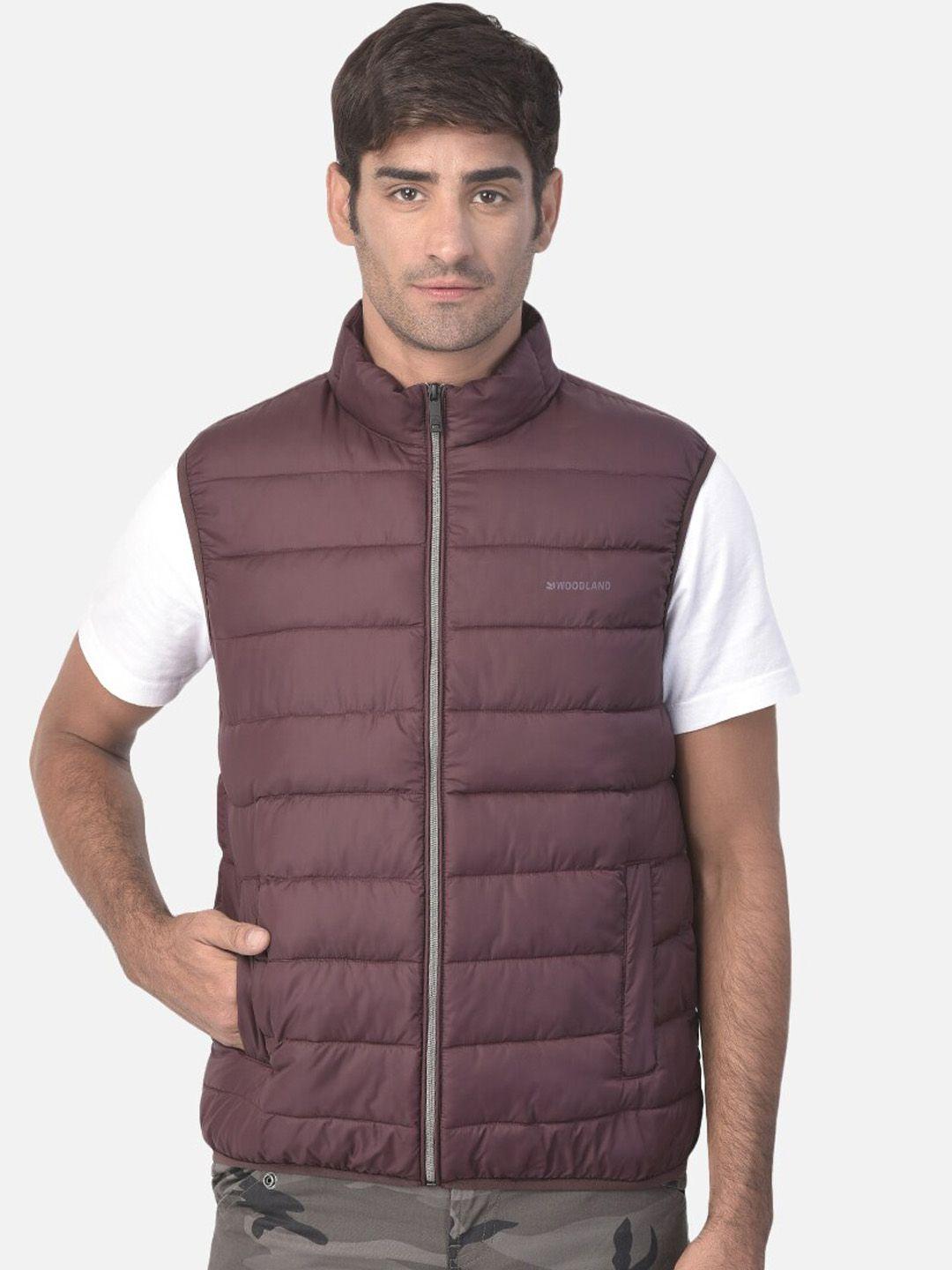 woodland-men-burgundy-water-resistant-padded-jacket