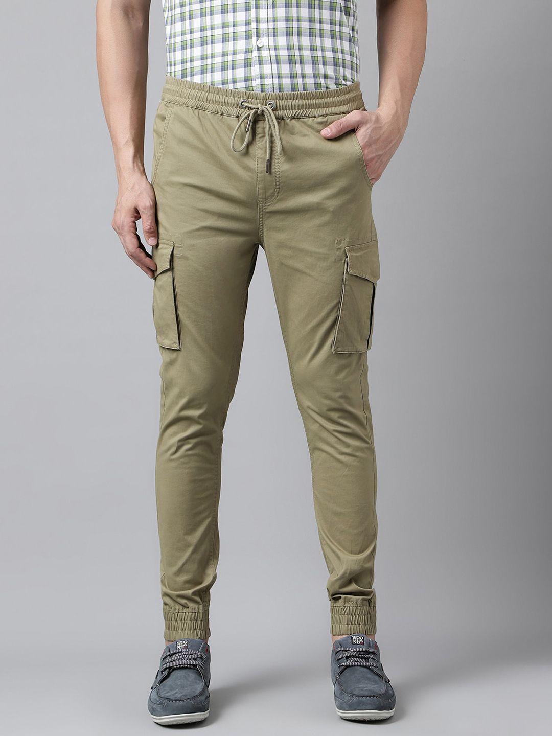 woodland men low-rise joggers