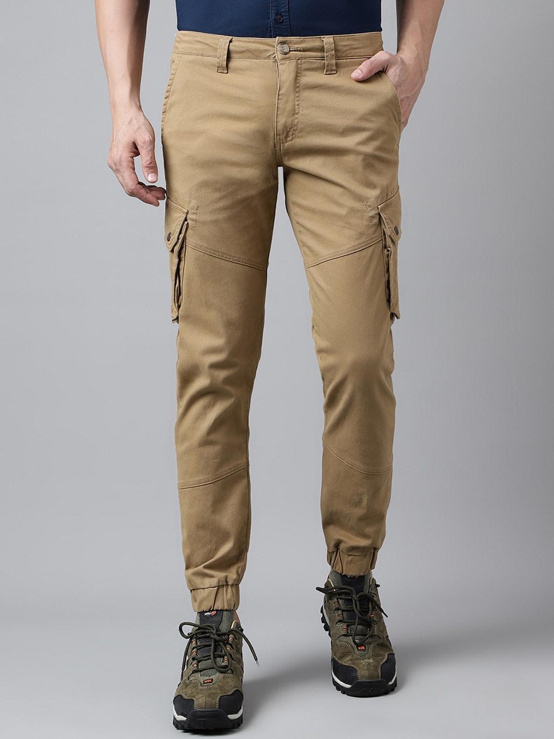 woodland men mid-rise cargos trousers