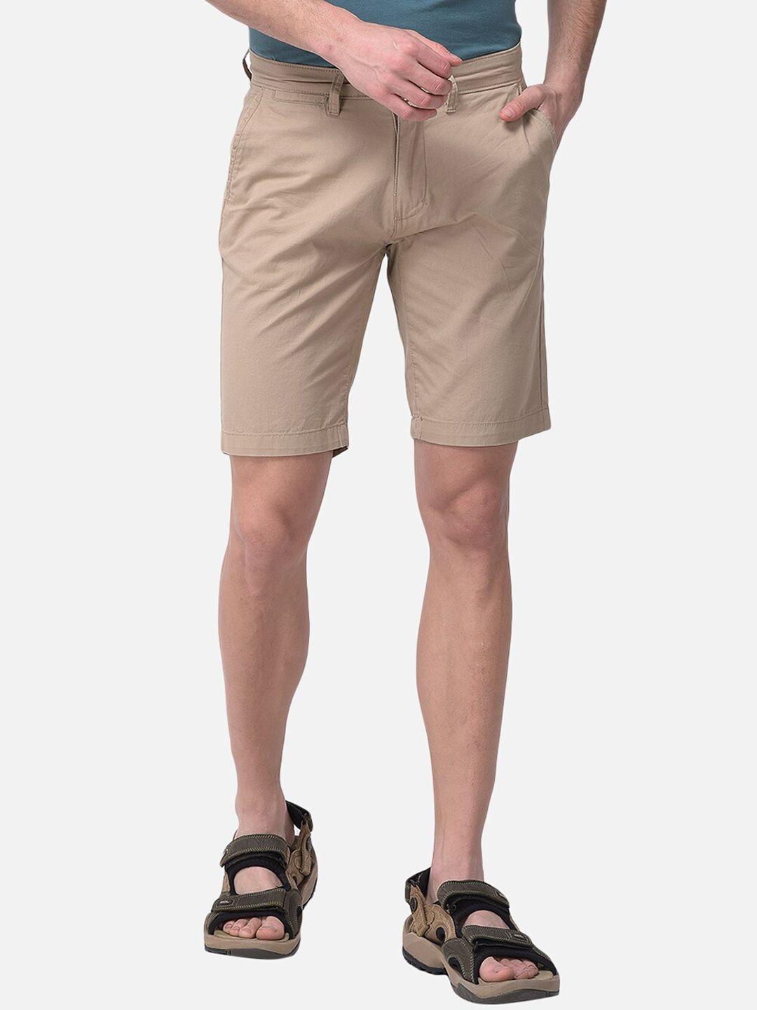 woodland men regular fit pure cotton shorts