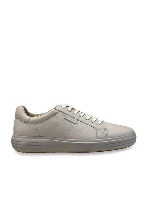 woodland men's dove white casual sneakers