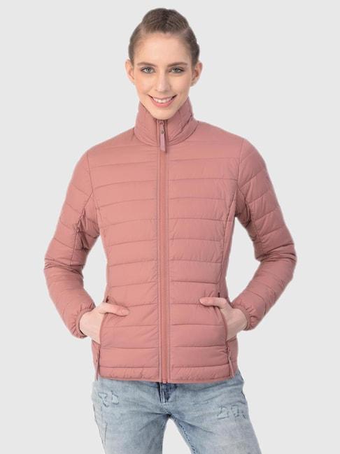 woodland pink quilted jacket