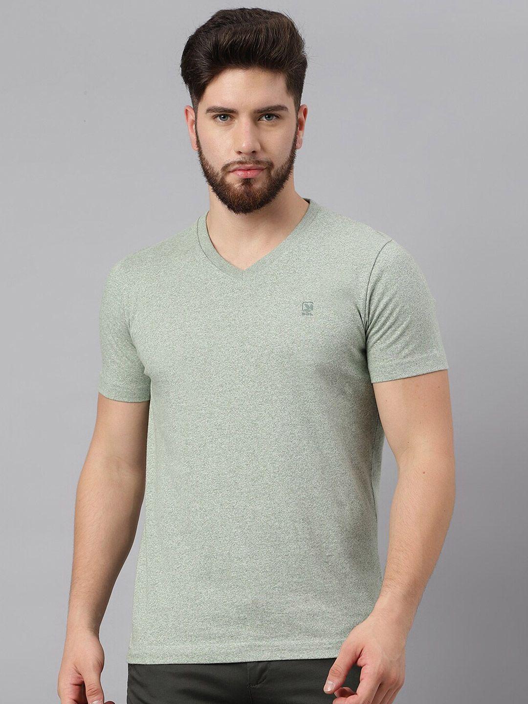 woodland v-neck pure cotton t-shirt