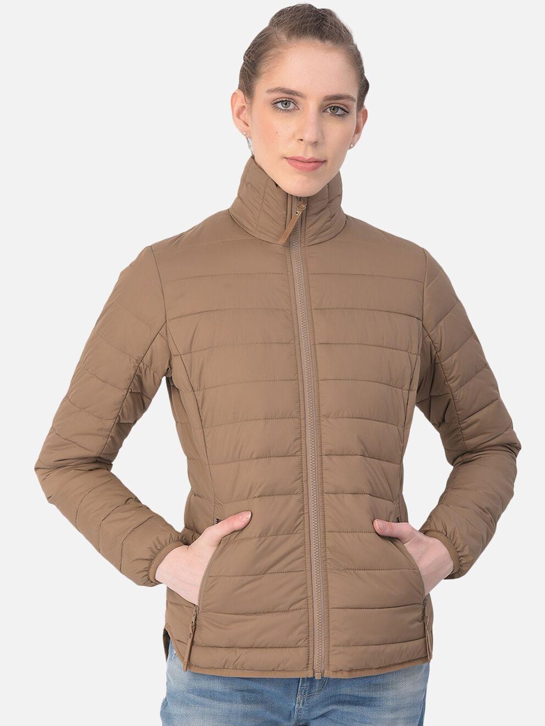 woodland-women-gold-toned-water-resistant-padded-jacket