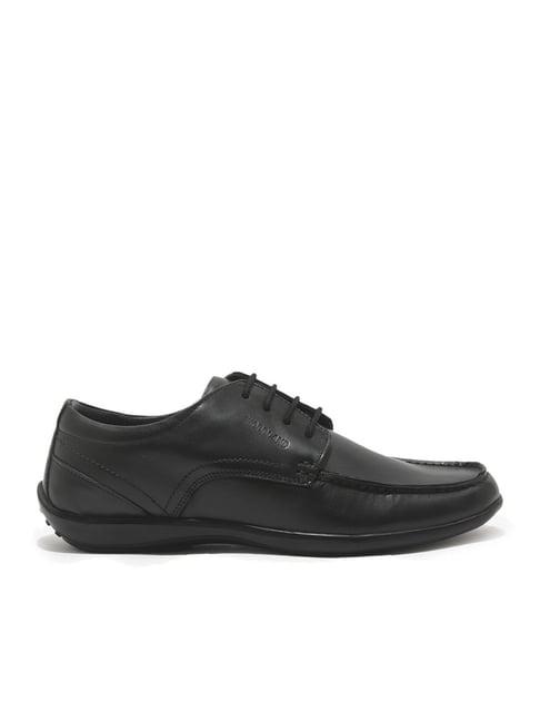 woodland men's black derby shoes