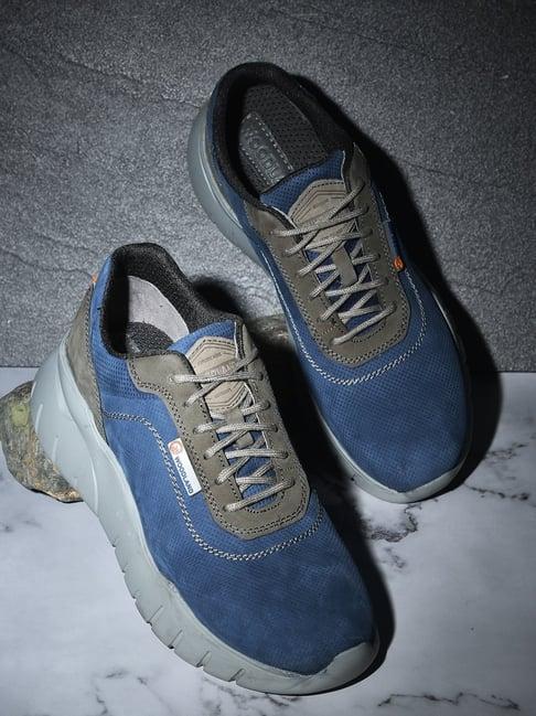 woodland men's blue casual sneakers