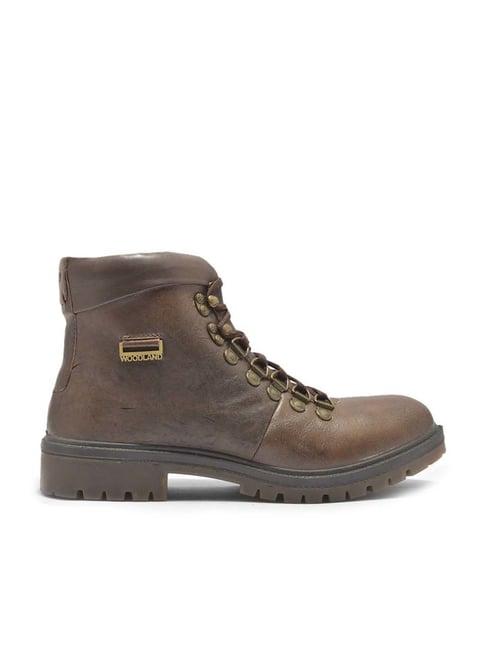 woodland men's brown casual boots