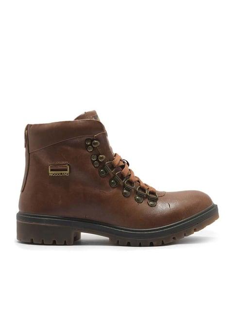 woodland men's camel casual boots