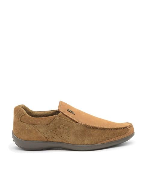woodland men's camel casual loafers