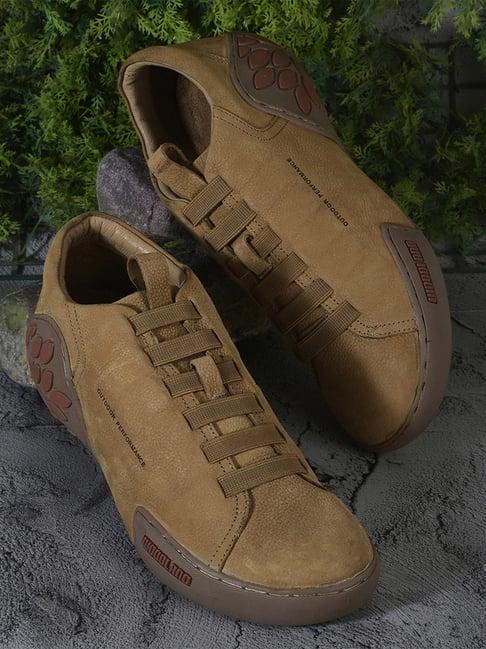 woodland men's camel casual sneakers