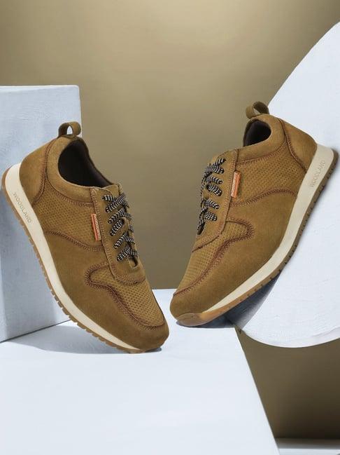 woodland men's camel casual sneakers