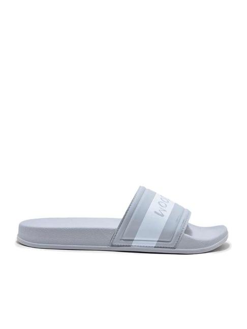 woodland men's grey slides