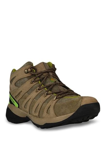 woodland men's khaki & olive casual boots