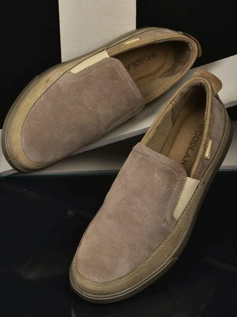 woodland men's khaki casual loafers