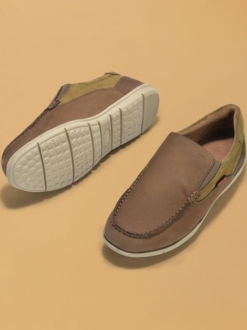 woodland men's khaki casual loafers