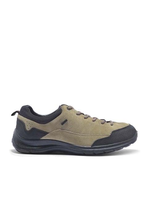 woodland men's khaki casual shoes