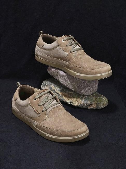 woodland men's khaki derby shoes