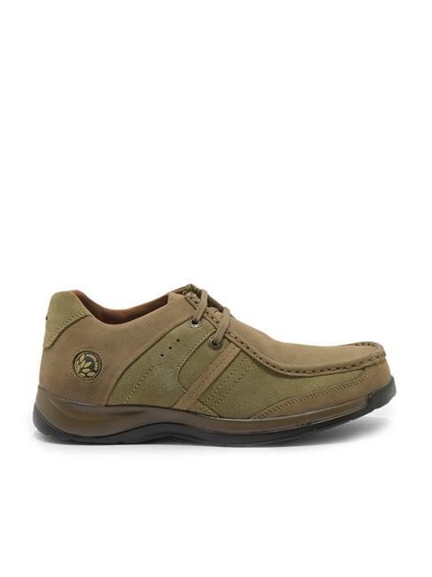 woodland men's khaki derby shoes