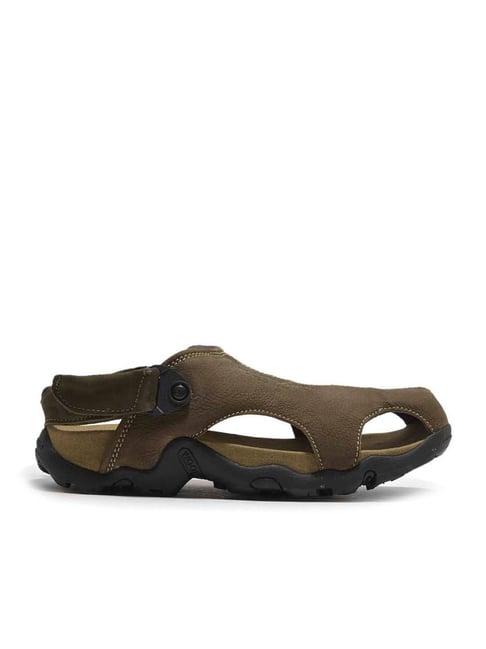 woodland men's khaki fisherman sandals