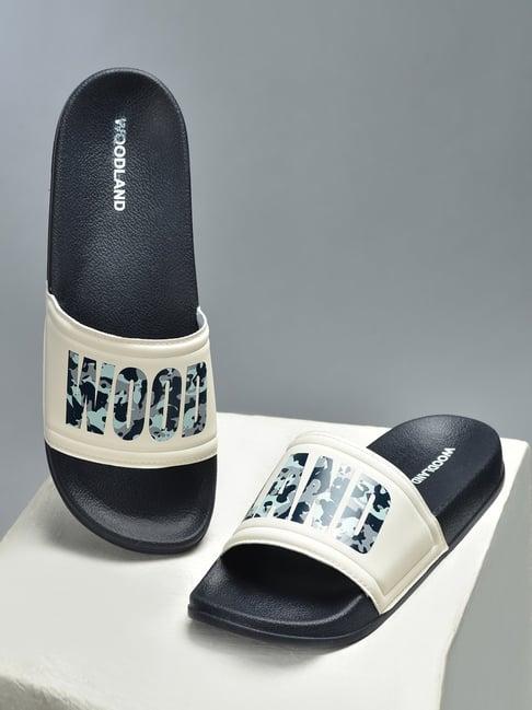 woodland men's navy slides